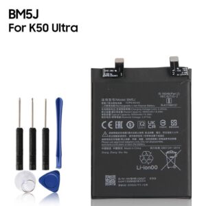 BM5J Battery for Mi 12T / Xiaomi 12T Pro / Redmi K50 Ultra (5000mAh, Li-Polymer, High Backup Replacement Battery)