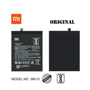 BN31 Battery for Mi Y2 / Mi Y1 Lite (3080mAh, Li-Polymer, High Backup Replacement Battery)