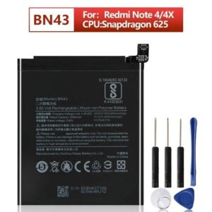 BN43 Battery for Redmi Note 4 / Note 4X (4100mAh, Li-Polymer, High Backup Replacement Battery)