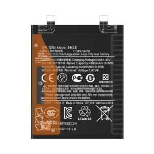 BM5E Battery for Redmi K50 Pro (5000mAh, Li-Polymer, High Backup Replacement Battery)