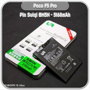 BM5N Battery for Poco F5 Pro (5160mAh, Li-Polymer, High Backup Replacement Battery)