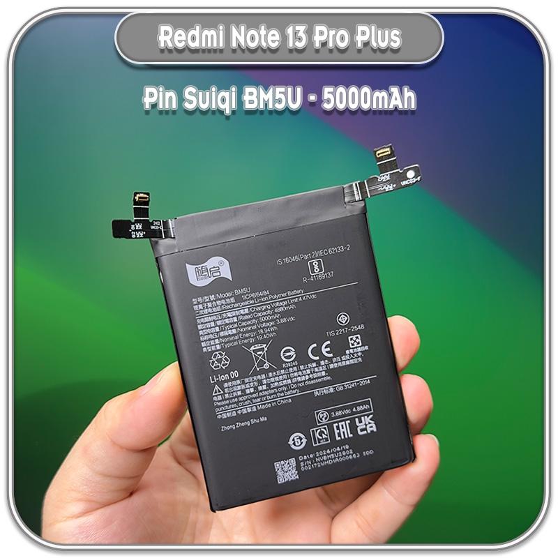 BM5U Battery for Redmi Note 13 Pro 5G (5100mAh, Li-Polymer, High Backup Replacement Battery)