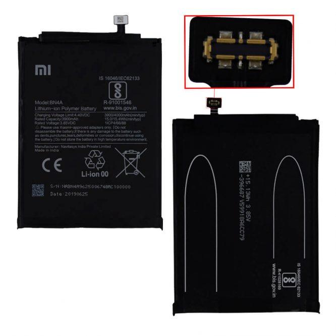 BN4A Battery for Redmi Note 7 / Note 7 Pro (4000mAh, Li-Polymer, High Backup Replacement Battery) - Image 5