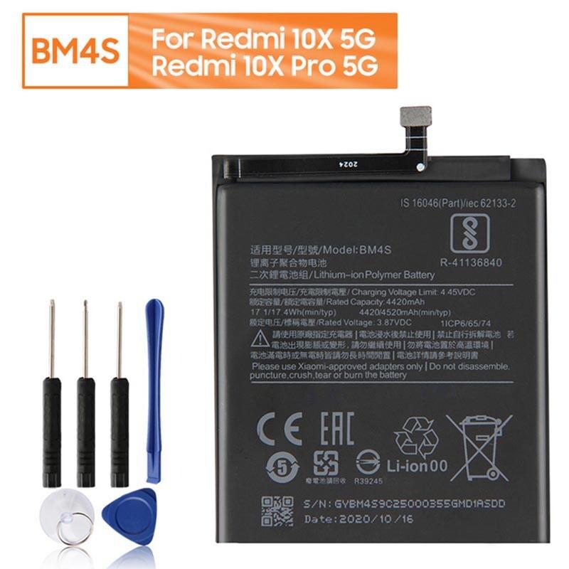 BM4S Battery for Mi 10X 5G / 10X Pro 5G (4420mAh, Li-Polymer, High Backup Replacement Battery)